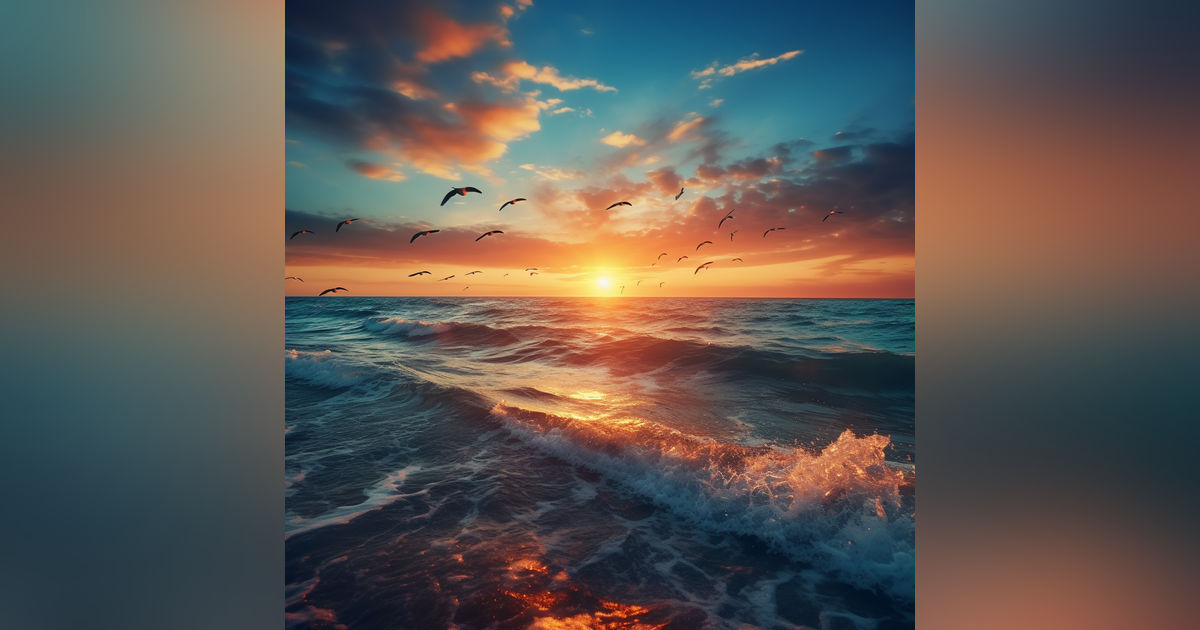 Ocean Waves and Birdsong: 8 Hours of Natural White Noise for Deep Sleep