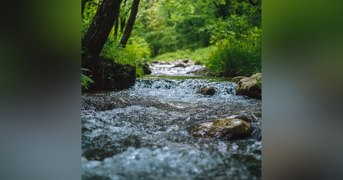 Running Stream Water Sound – Relaxing Nature Ambience