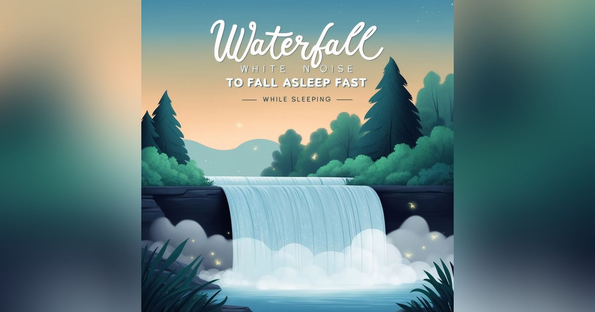Waterfall White Noise to Fall Asleep FAST 🌊 | Deep Sleep Sound
