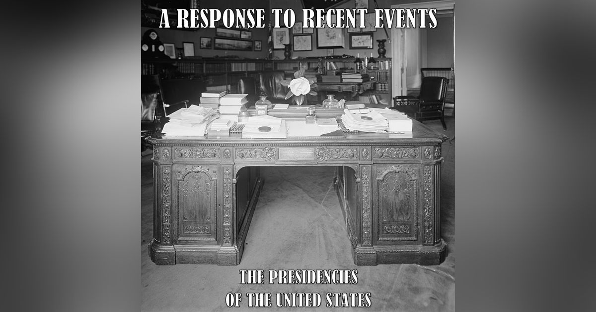 A Response to Recent Events