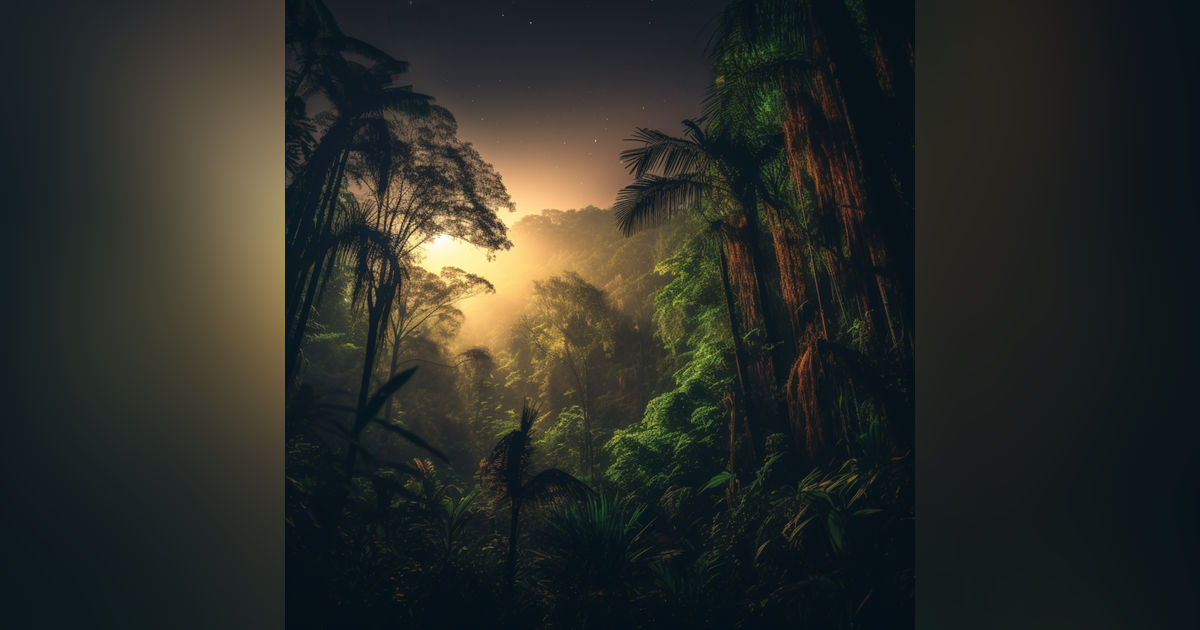 Jungle Night Sounds: Exotic  Ambience for Sleep and Study