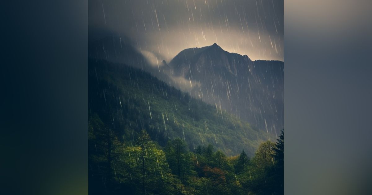 🎧 Mountain Rain & Thunderstorm Sleep Sounds - Ambient Noise For Sleep & Meditation