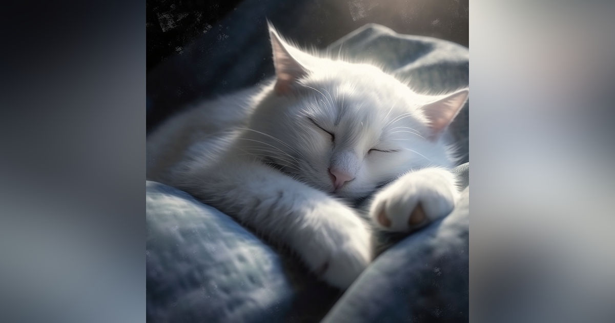 White Noise - Cat Purring (8 Hours)