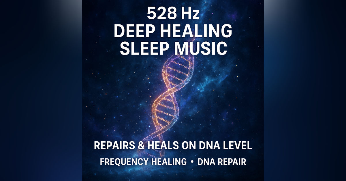 528 Hz Deep Healing Sleep Music | Repairs & Heals on DNA Level | Frequency Healing DNA Repair