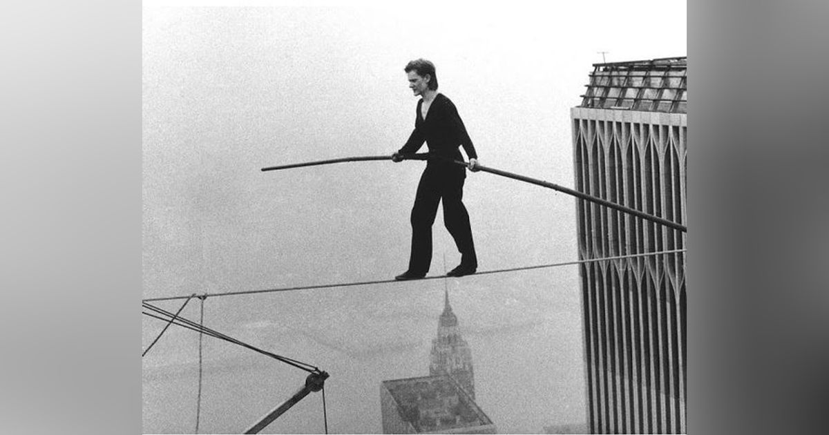 Philippe Petit Walks Between The Twin Towers by History Daily