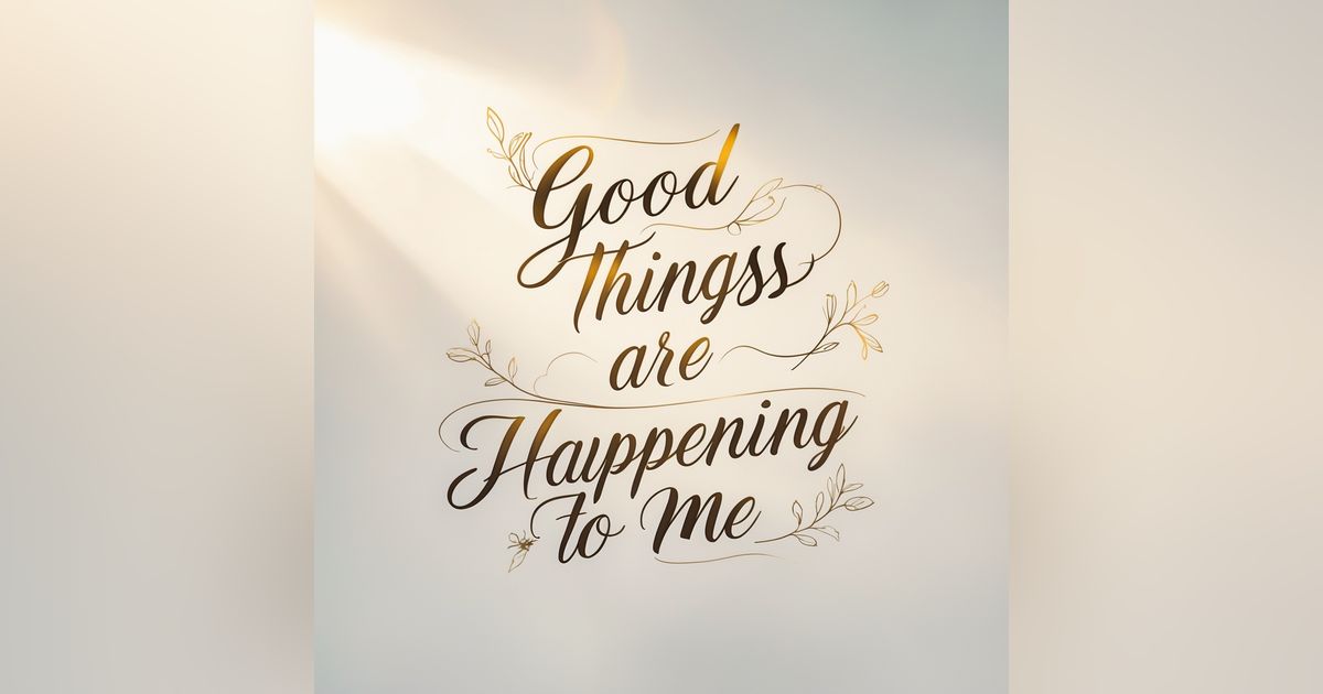 Good Things Are Happening to Me Morning Affirmations