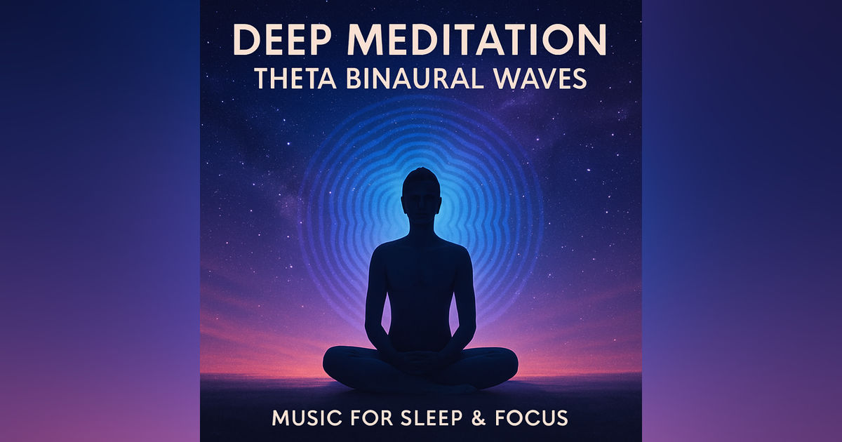 Deep Meditation Theta Binaural Waves Music For Sleep & Focus
