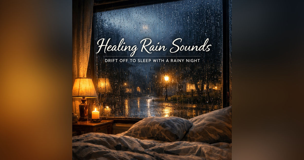 Healing Rain Sounds 🌧️ Drift Off to Sleep with a Rainy Night