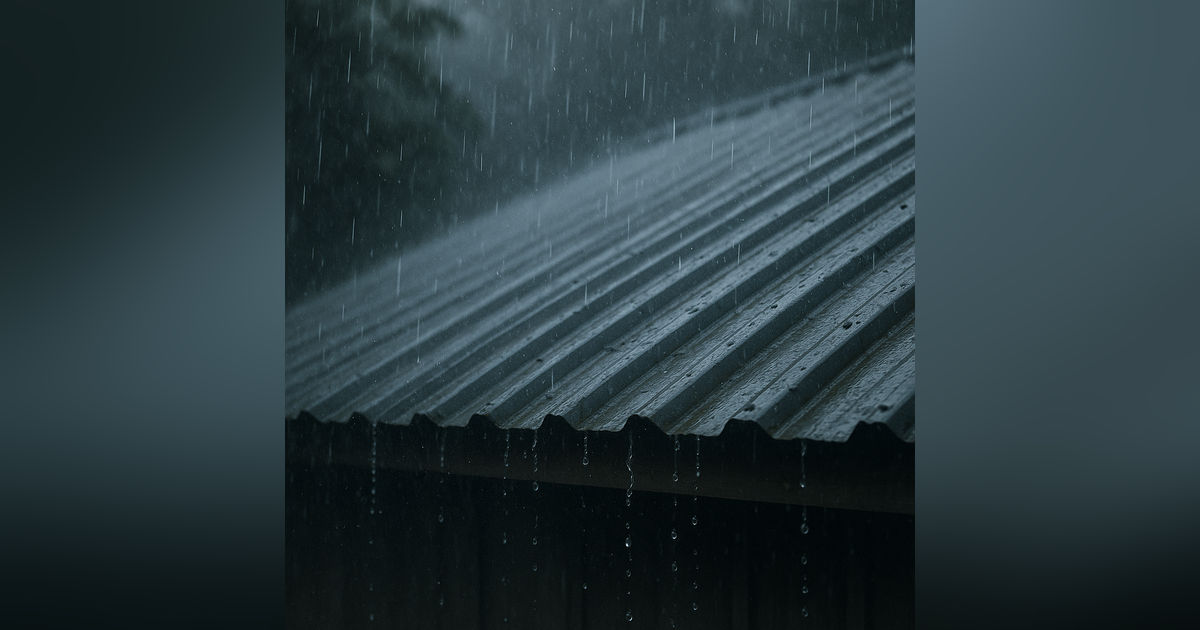 Rain Sounds For Sleeping | Rain Sounds For Studying | Rain On A Tin Roof | Raining Sound For Sleeping | Peaceful Rain Sounds