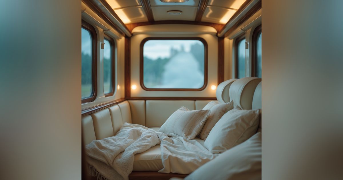 Train Cabin White Noise Sounds 🚂 | Perfect for Sleeping & Relaxation