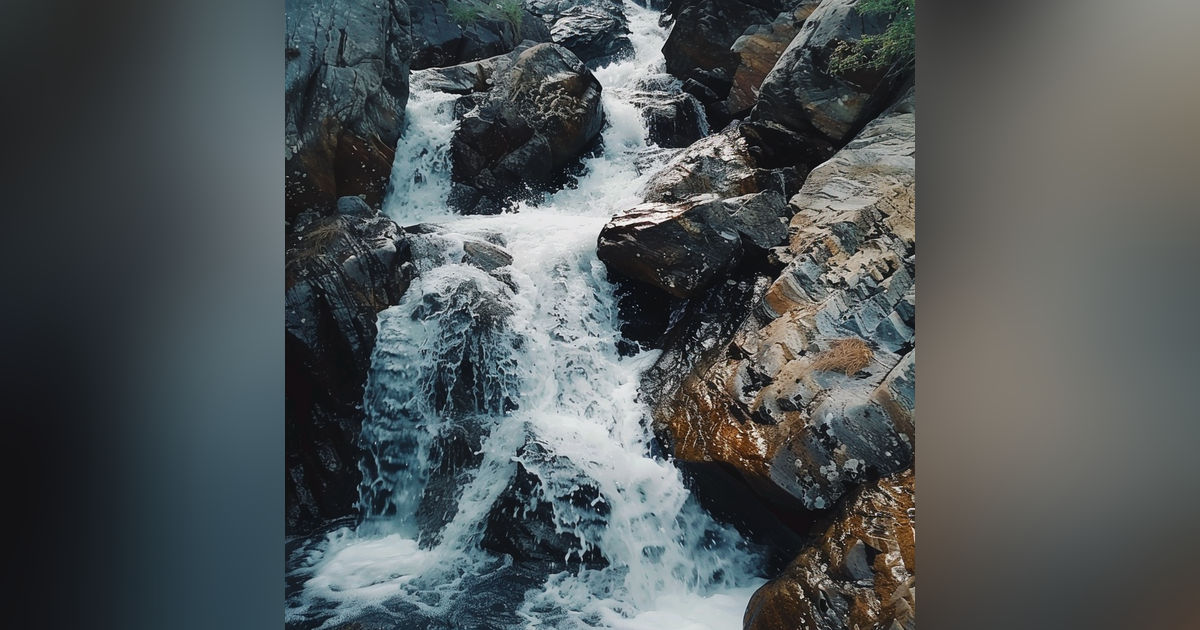 Peaceful Waterfall Sounds White Noise for Sleep, Relaxation 😊 8 Hours Nature