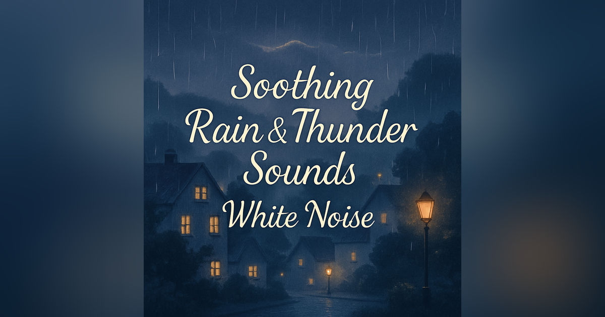 Soothing Rain & Thunder Sounds White Noise | Sleep Instantly Tonight