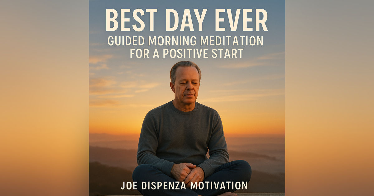 Best Day Ever: Guided Morning Meditation for a Positive Start || Joe Dispenza Motivation.
