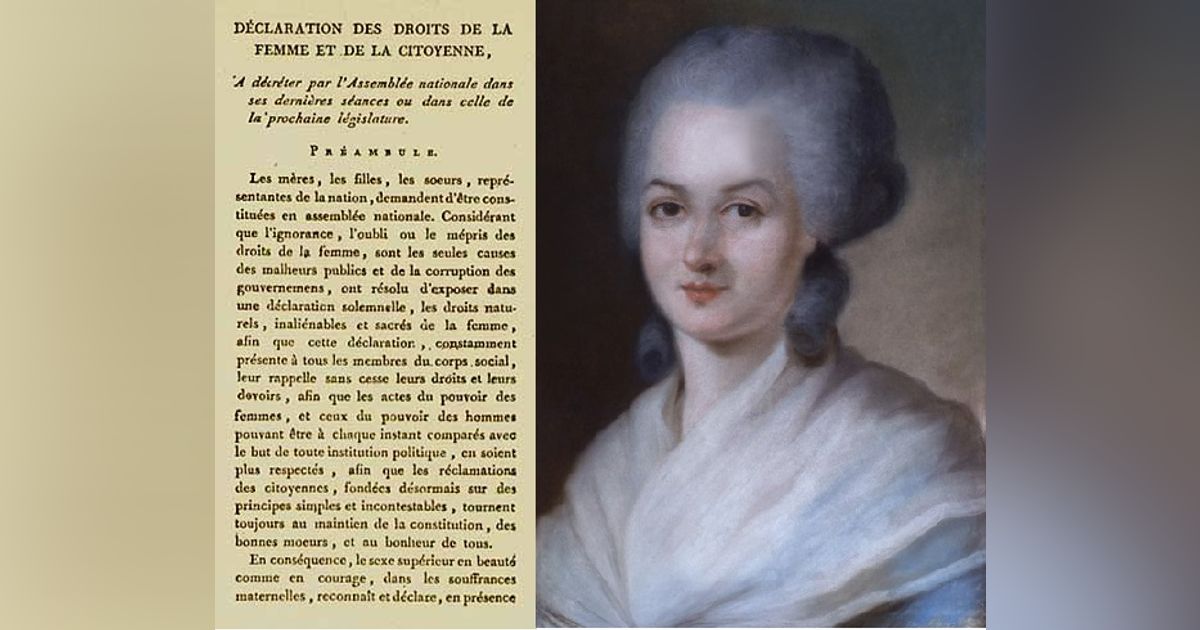 Declaration of the Rights of Woman and of the Female Citizen, read by Dr. Emma Kavanagh