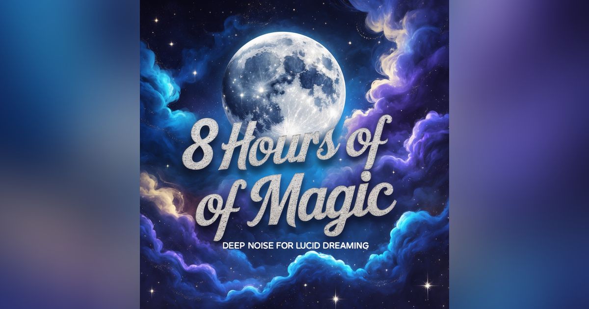 8 Hours of Magic Deep Noise for Lucid Dreaming 🌙 | Enter a Dreamlike State