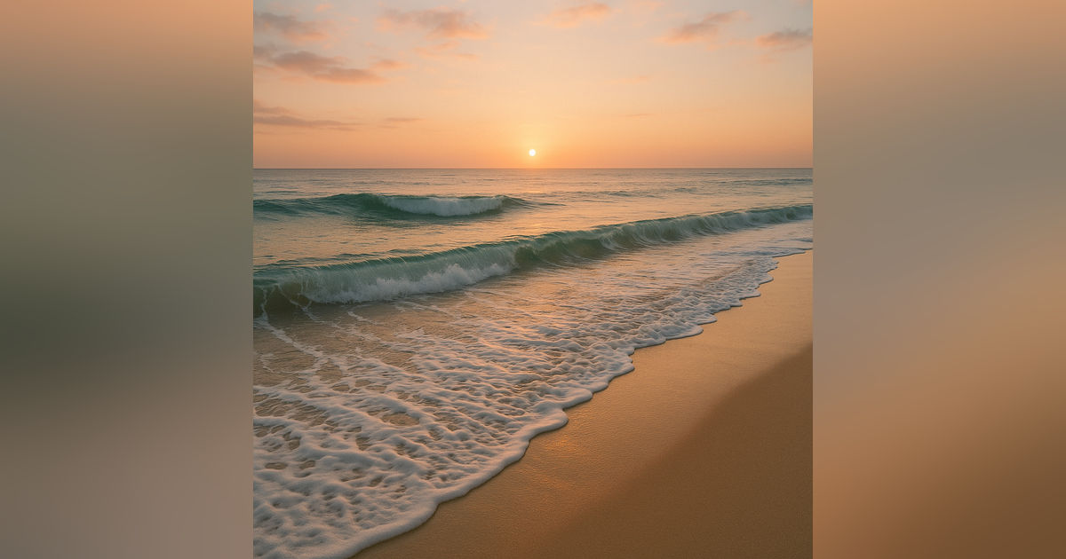 Beach Waves Ambience | Soothing Sounds for Deep Sleep & Relaxation