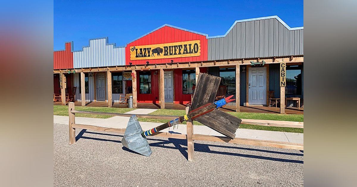 The Lazy Buffalo Cabins - Cache, Oklahoma The Lazy Buffalo Cabins - Cache, Oklahoma