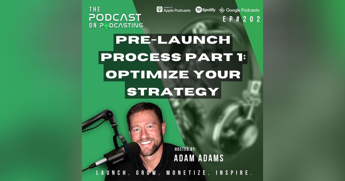 Ep202: Pre-launch Process Part 1: Optimize Your Strategy Ep202: Pre-launch Process Part 1: Optimize Your Strategy