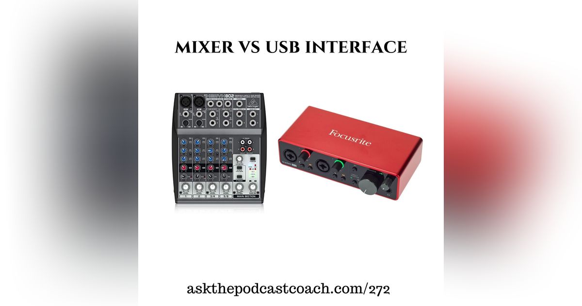 Mixer vs USB Device? Mixer vs USB Device?