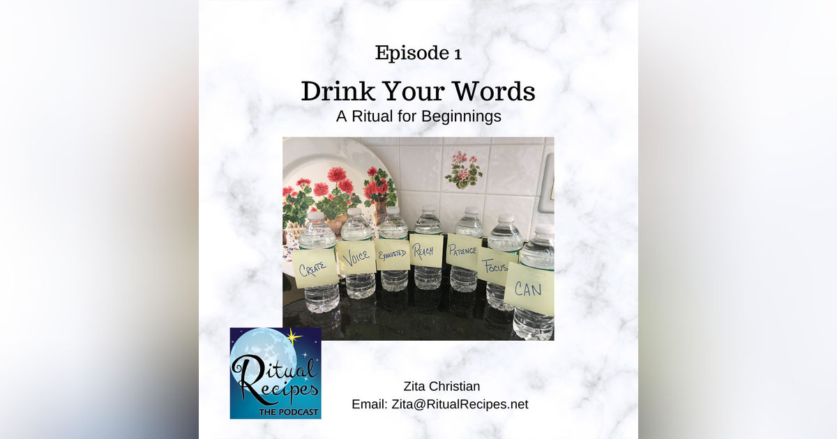 Drink Your Words Ritual to Begin the Year or Launch a Project