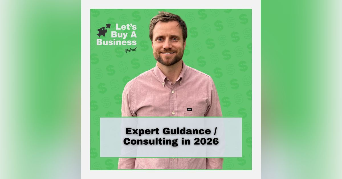 Expert Guidance / Consulting in 2026 - Episode will be deleted
