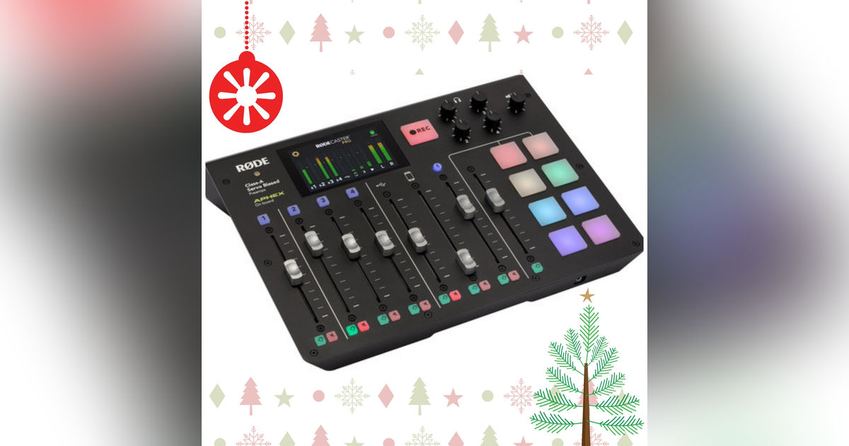 The Rode RODECaster Pro Integrated Podcast Production Console - New and Shiny
