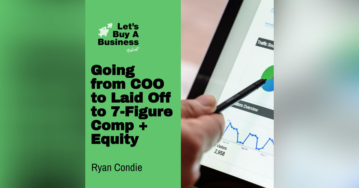 Going from COO to Laid Off to 7-Figure Comp + Equity Going from COO to Laid Off to 7-Figure Comp + Equity