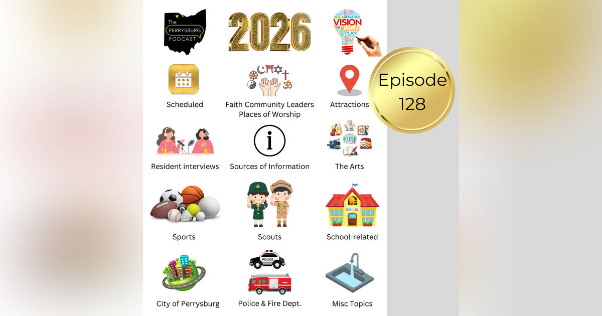 2026 Vision Board and Episode To-Do List for The Perrysburg Podcast