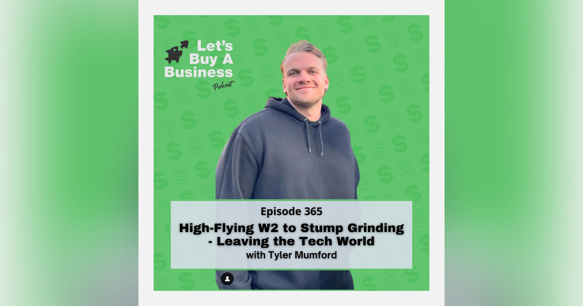 High-Flying W2 to Stump Grinding - Leaving the Tech World High-Flying W2 to Stump Grinding - Leaving the Tech World