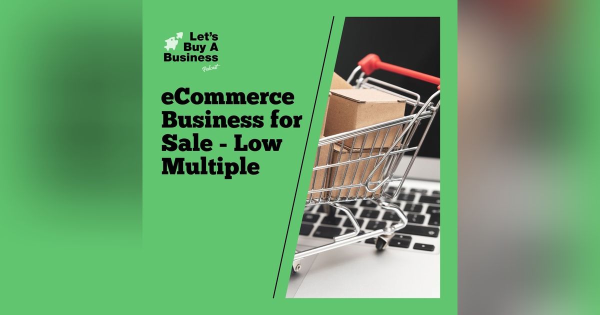 eCommerce Business for Sale - Low Multiple eCommerce Business for Sale - Low Multiple