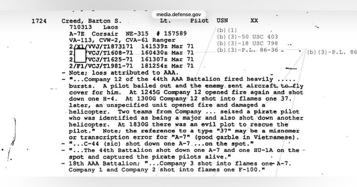 image for Reassessing the Baron 52 Intercepts (REFNO 1983): Consistent PAVN Use of “Pirate Pilots” Terminology in 1970–1972 Shootdowns Refutes the DPAA “Lao Irregulars” Interpretation