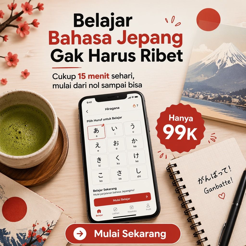 Paket Belajar Bahasa Jepang