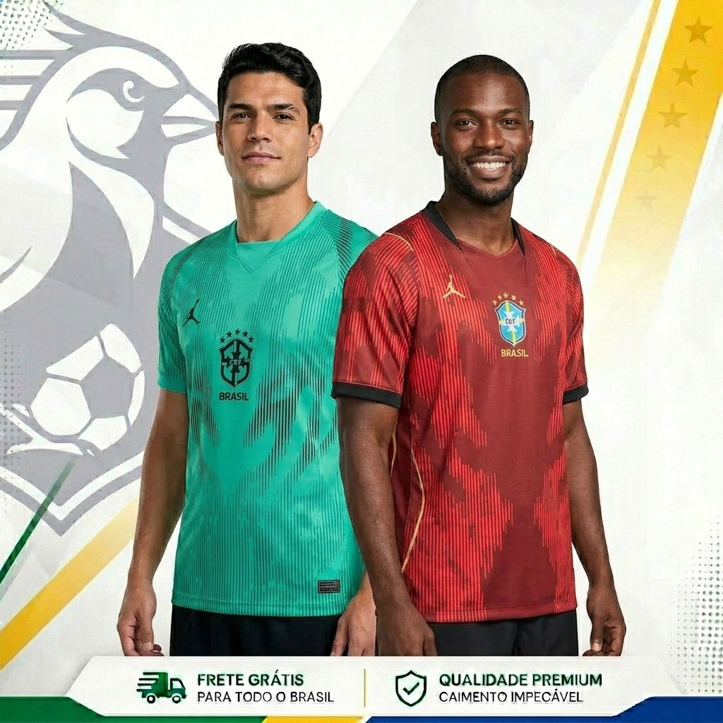 Camisa Masculina Goleiro Seleção Brasileira 26/27