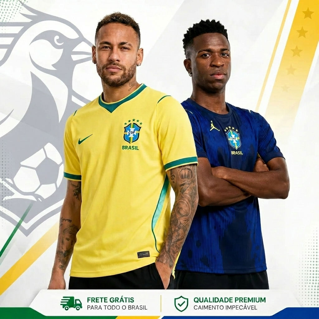 Camisa Masculina Jogador Seleção Brasileira 26/27