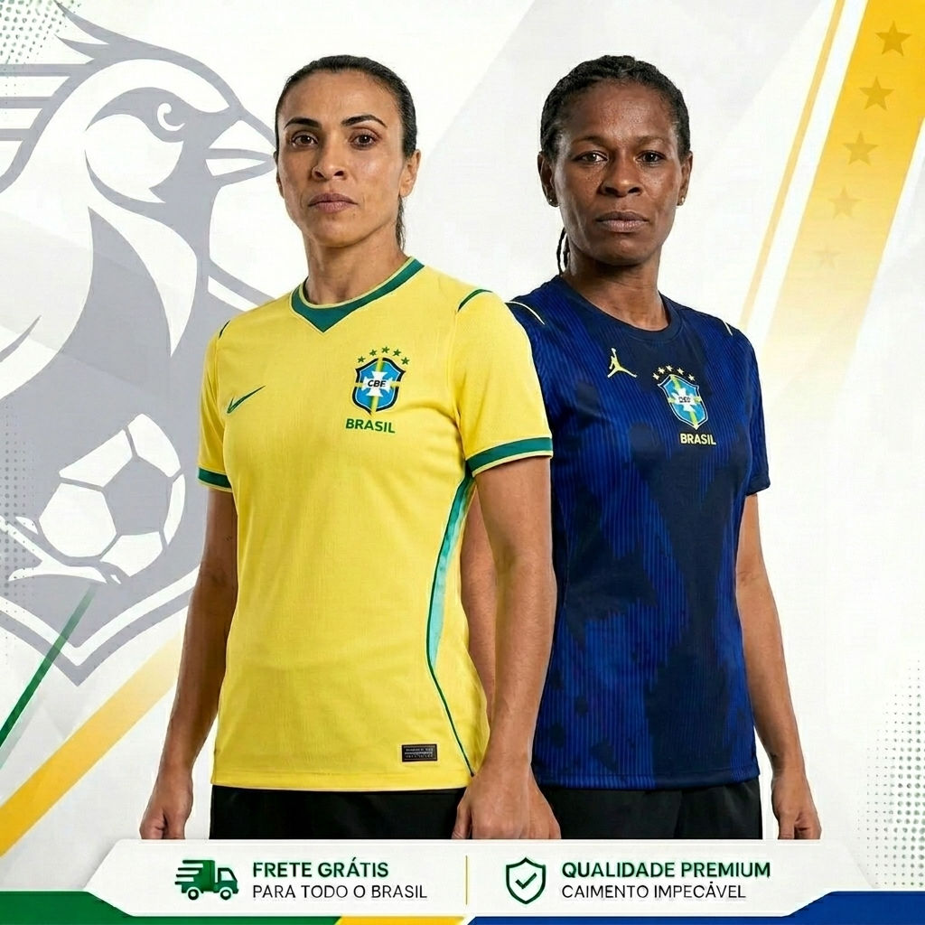 Camisa Feminina Jogadora Seleção Brasileira 26/27