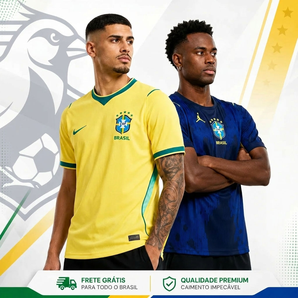 Camisa Masculina Torcedor Seleção Brasileira 26/27