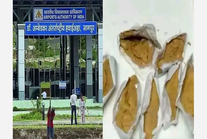 नागपूर विमानतळावर सीमाशुल्क विभागाची कारवाई