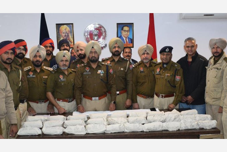 Heroin worth crores seized at the border