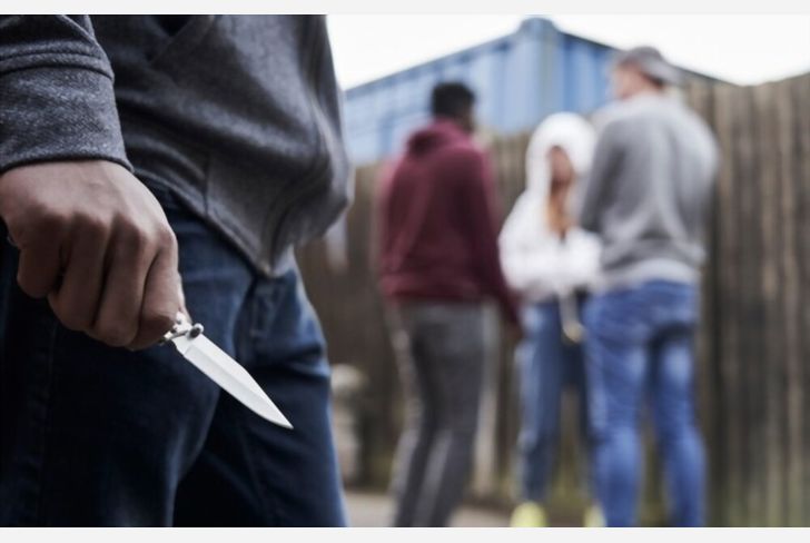 young man's wrist cut