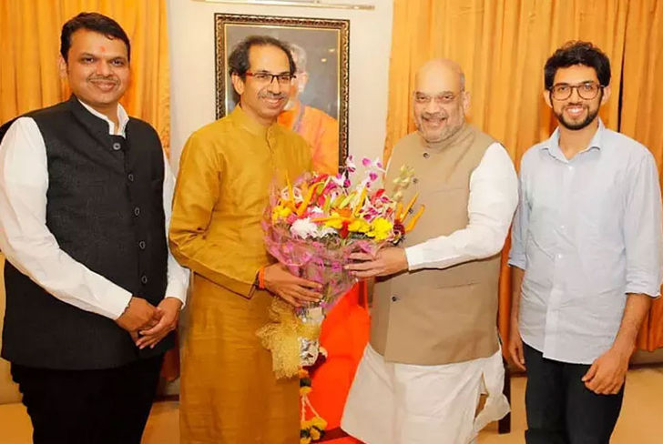 BJP broke Shiv Sena