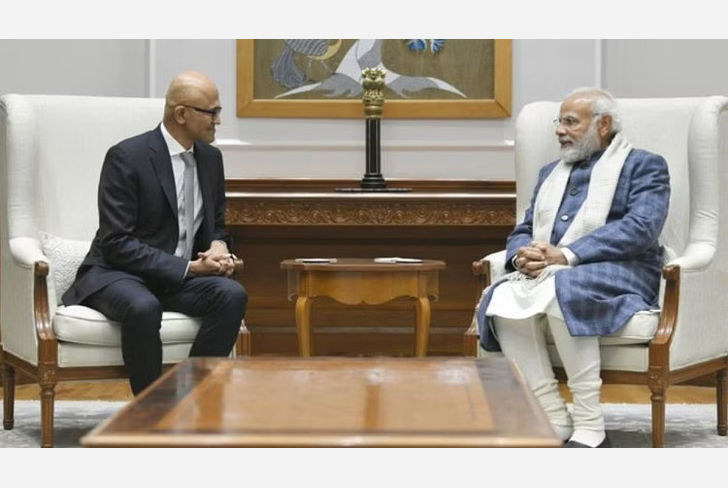 Microsoft CEO met PM Modi