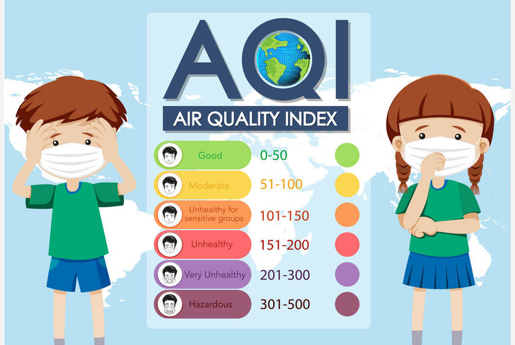 Air pollution level