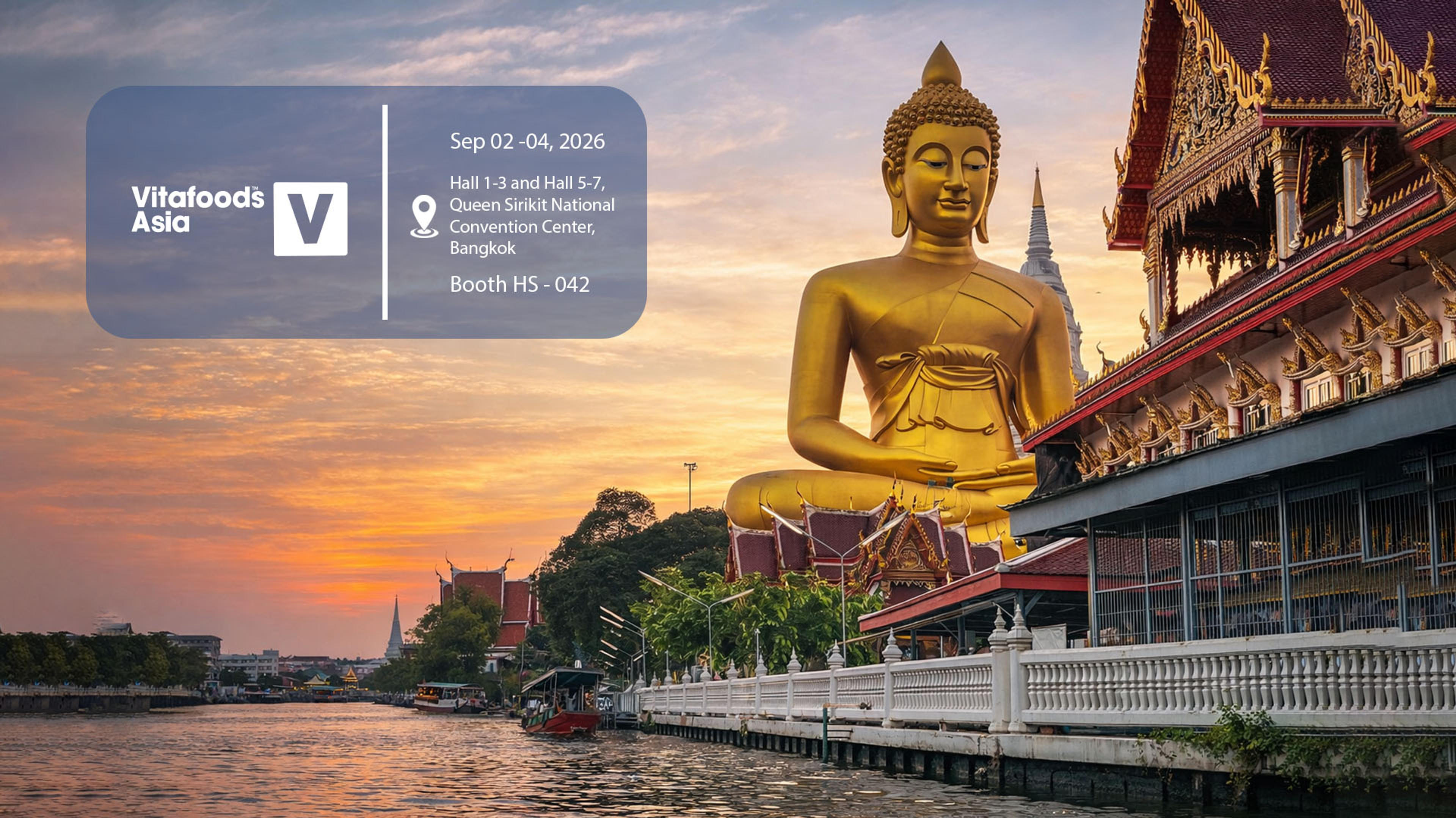 Meet Us at Vitafoods Asia 2026 in Bangkok