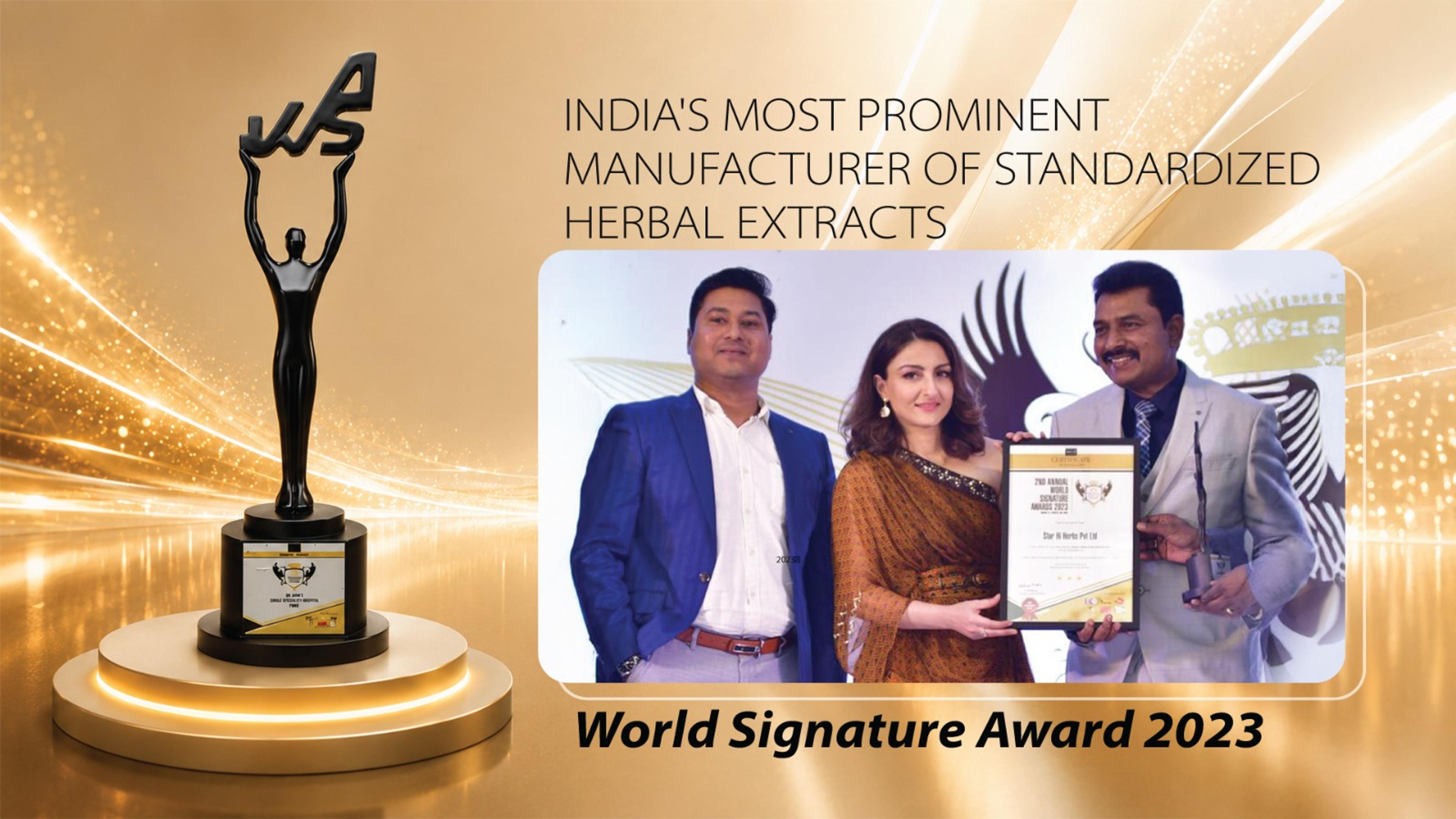 World Signature Award 2023