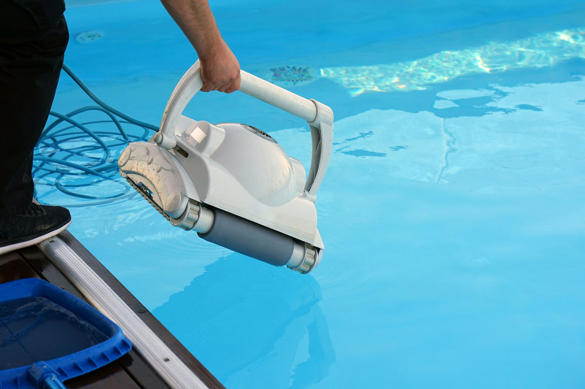 Lifting Robotic Pool Cleaner