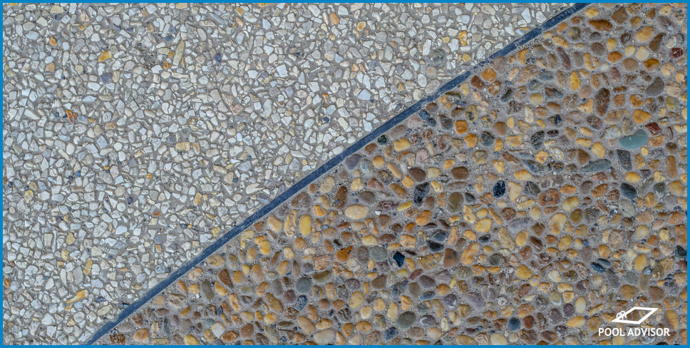 Exposed Aggregate Concrete Around Pool