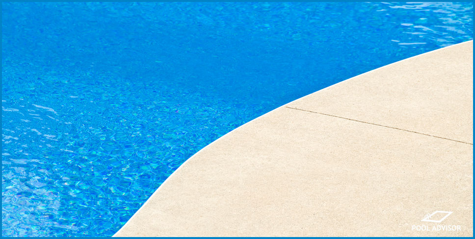 Coloured Concrete As Pool Surround