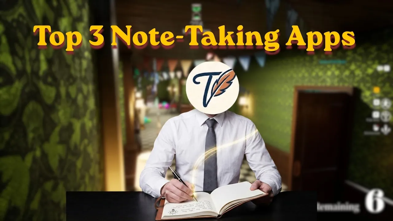Top 3 Note Taking Apps in 2026