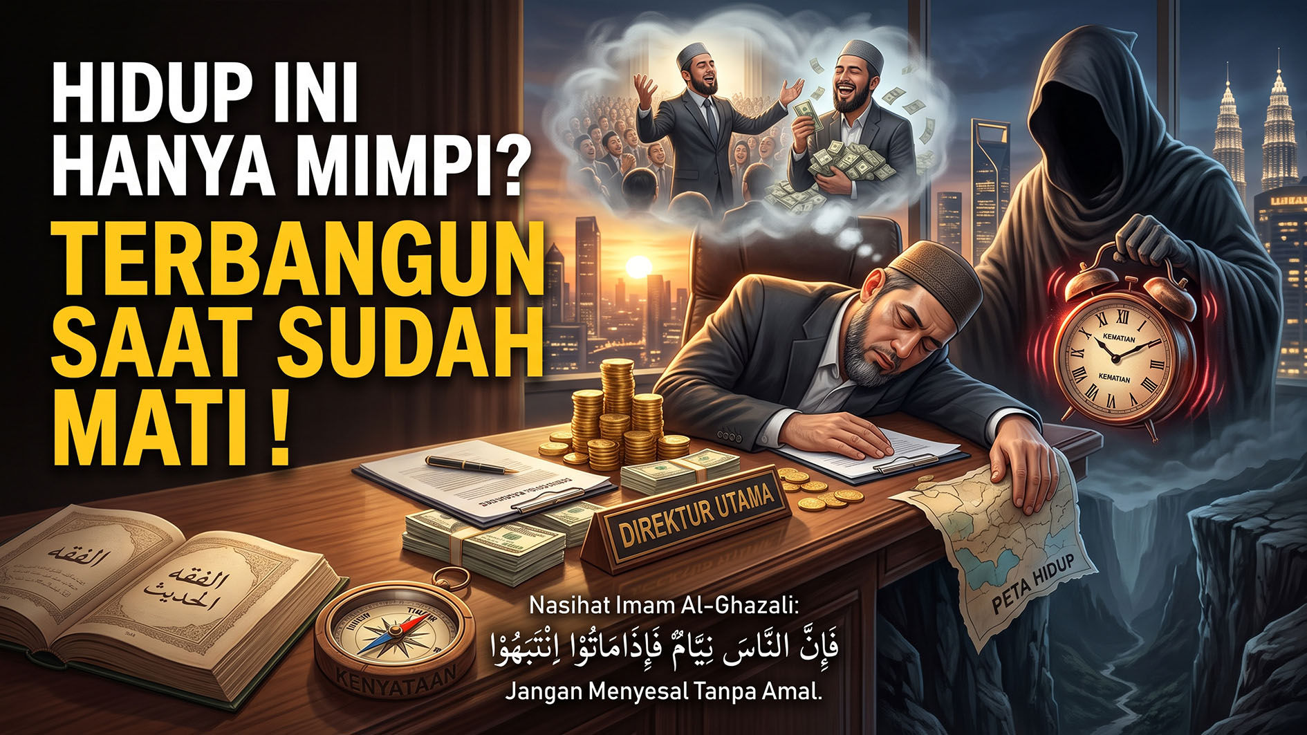 Khutbah Jum'at : Bangunlah Sebelum Alarm Kematian Membangunkanmu
