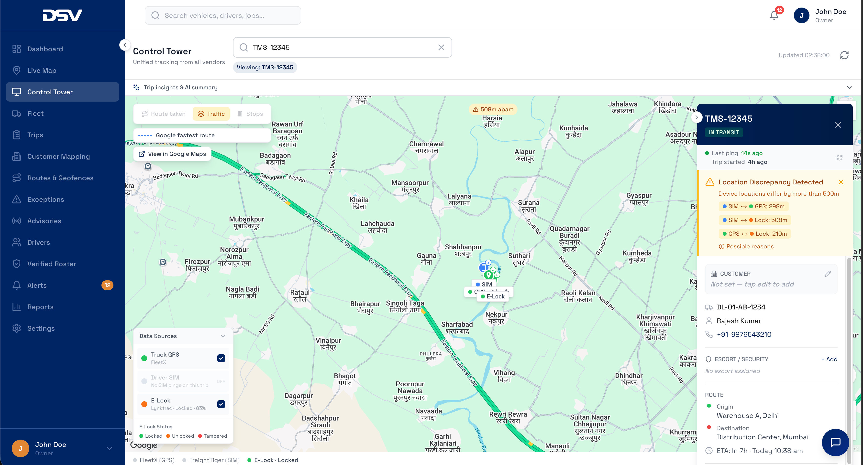 Transport Management Platform - AI-powered solution by 360Labs